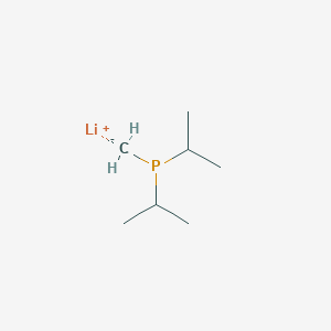 molecular formula C7H16LiP B12591145 Lithium, [[bis(1-methylethyl)phosphino]methyl]- CAS No. 579444-77-2