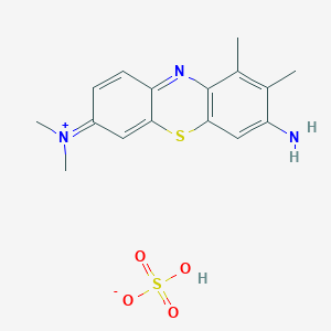 7-Amino-N,N,8,9-tetramethyl-3H-phenothiazin-3-iminium hydrogen sulfate