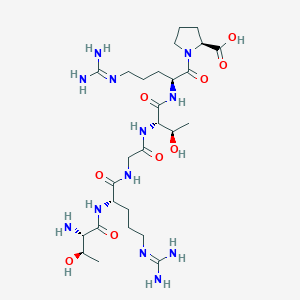 L-Threonyl-N~5~-(diaminomethylidene)-L-ornithylglycyl-L-threonyl-N~5~-(diaminomethylidene)-L-ornithyl-L-proline