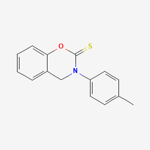 3-(4-Methylphenyl)-3,4-dihydro-2H-1,3-benzoxazine-2-thione