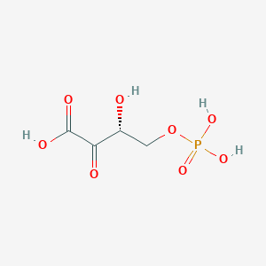 molecular formula C4H7O8P B1259117 (3R)-3-羟基-2-氧代-4-膦酰氧基丁酸酯 