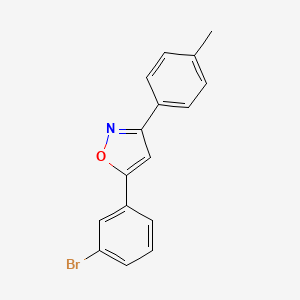 Isoxazole, 5-(3-bromophenyl)-3-(4-methylphenyl)-