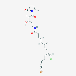 molecular formula C27H36BrClN2O4 B1259121 Jamaicamide A 