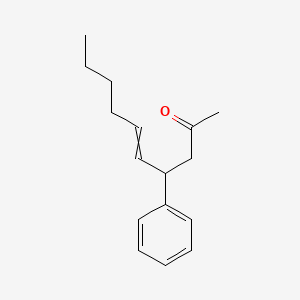 molecular formula C16H22O B12591215 4-Phenyldec-5-EN-2-one CAS No. 649766-41-6