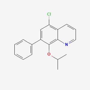 5-Chloro-7-phenyl-8-[(propan-2-yl)oxy]quinoline