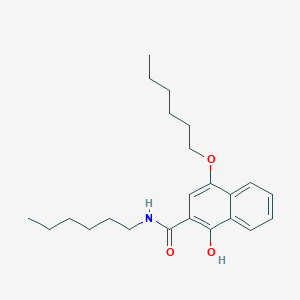 N-Hexyl-4-(hexyloxy)-1-hydroxynaphthalene-2-carboxamide