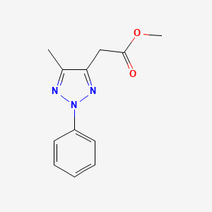 Methyl (5-methyl-2-phenyl-2H-1,2,3-triazol-4-yl)acetate