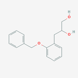 molecular formula C16H18O3 B12591315 3-[2-(Benzyloxy)phenyl]propane-1,2-diol CAS No. 647376-55-4