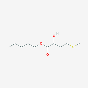 Butanoic acid, 2-hydroxy-4-(methylthio)-, pentyl ester