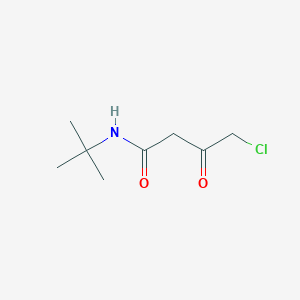 Butanamide, 4-chloro-N-(1,1-dimethylethyl)-3-oxo-