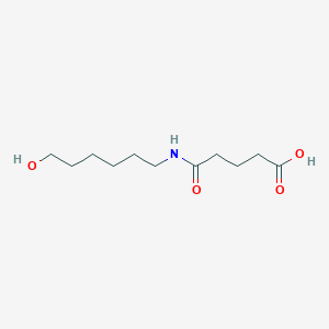 5-[(6-Hydroxyhexyl)amino]-5-oxopentanoic acid