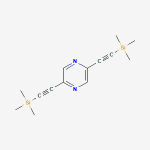 2,5-Bis[(trimethylsilyl)ethynyl]pyrazine