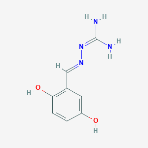 N''-[(3-Hydroxy-6-oxocyclohexa-2,4-dien-1-ylidene)methyl]carbonohydrazonic diamide