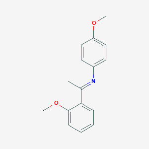 (1E)-1-(2-Methoxyphenyl)-N-(4-methoxyphenyl)ethan-1-imine