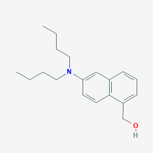 molecular formula C19H27NO B12591405 [6-(Dibutylamino)naphthalen-1-YL]methanol CAS No. 591253-39-3