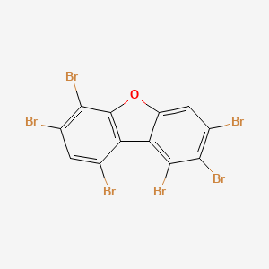 1,2,3,6,7,9-Hexabromo-dibenzofuran