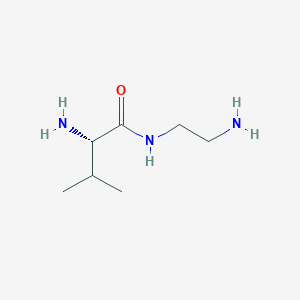 Butanamide, 2-amino-N-(2-aminoethyl)-3-methyl-, (2S)-