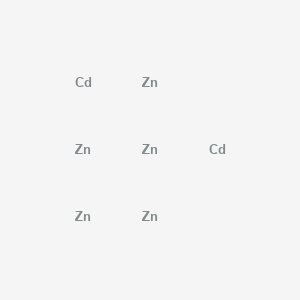 molecular formula Cd2Zn5 B12591427 Cadmium;ZINC CAS No. 647831-86-5