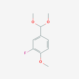 4-(Dimethoxymethyl)-2-fluoro-1-methoxybenzene