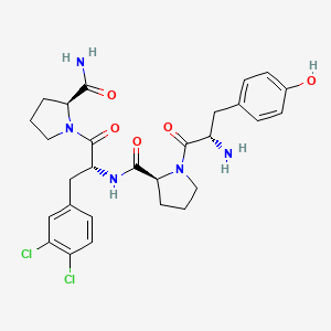 L-Tyrosyl-L-prolyl-3,4-dichloro-D-phenylalanyl-L-prolinamide