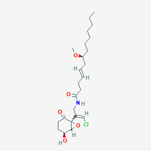 molecular formula C24H38ClNO5 B1259148 Malyngamide C 