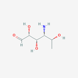 molecular formula C6H13NO4 B1259156 4-Amino-4,6-dideoxyglucose 