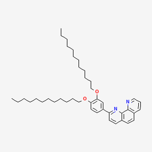 2-[3,4-Bis(dodecyloxy)phenyl]-1,10-phenanthroline