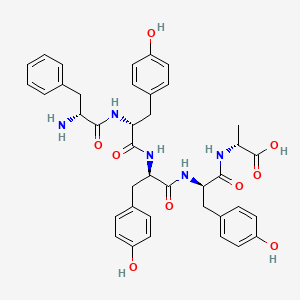 D-Phenylalanyl-D-tyrosyl-D-tyrosyl-D-tyrosyl-D-alanine