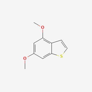 molecular formula C10H10O2S B12591595 4,6-Dimethoxybenzo[b]thiophene CAS No. 346592-25-4