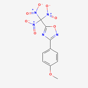 1,2,4-Oxadiazole, 3-(4-methoxyphenyl)-5-(trinitromethyl)-