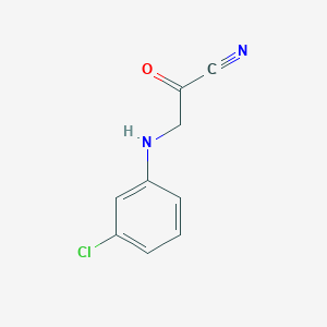 (3-Chloroanilino)ethanoyl cyanide