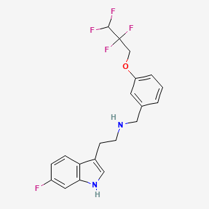 molecular formula C20H19F5N2O B1259171 伊达洛匹林 CAS No. 467459-31-0