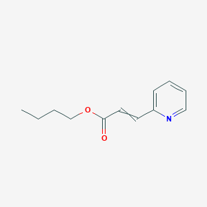 Butyl 3-(pyridin-2-yl)prop-2-enoate