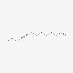 molecular formula C13H22 B12591718 Tridec-1-EN-9-yne CAS No. 646057-59-2