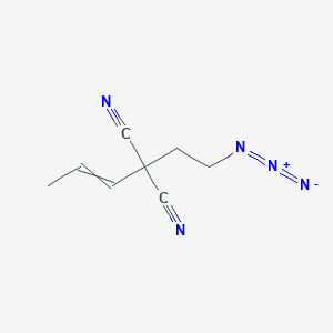 (2-Azidoethyl)(prop-1-en-1-yl)propanedinitrile