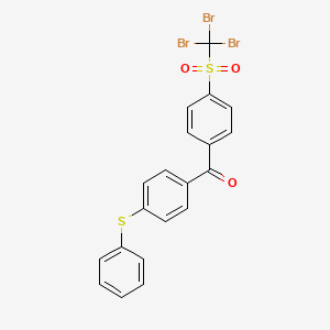 [4-(Phenylsulfanyl)phenyl][4-(tribromomethanesulfonyl)phenyl]methanone