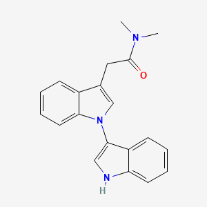 [1,3'-Bi-1H-indole]-3-acetamide, N,N-dimethyl-