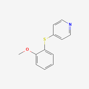 4-(2-Methoxyphenyl)sulfanylpyridine