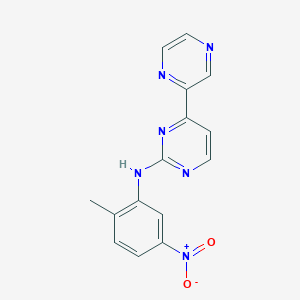 N-(2-Methyl-5-nitrophenyl)-4-(2-pyrazinyl)-2-pyrimidinamine