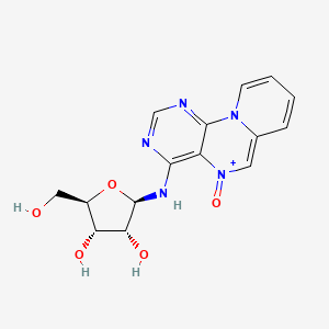 molecular formula C15H16N5O5+ B1259187 Luminarosine 