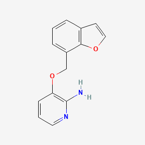 2-Pyridinamine, 3-(7-benzofuranylmethoxy)-