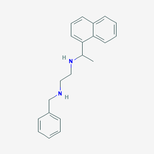 N~1~-Benzyl-N~2~-[1-(naphthalen-1-yl)ethyl]ethane-1,2-diamine