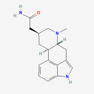 molecular formula C17H21N3O B1259191 Ergoline-8-acetamide, 6-methyl-, (8beta)- CAS No. 33529-63-4