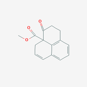 molecular formula C15H14O3 B12591923 Methyl 3-oxo-2,3-dihydro-1H-phenalene-3a(4H)-carboxylate CAS No. 645388-63-2