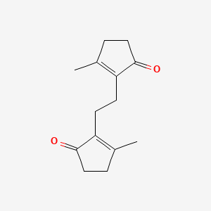 2,2'-(Ethane-1,2-diyl)bis(3-methylcyclopent-2-en-1-one)