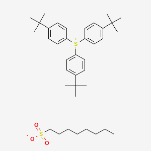 Tris(4-tert-butylphenyl)sulfanium octane-1-sulfonate