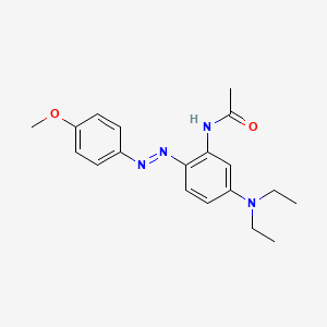 N-{5-(Diethylamino)-2-[(E)-(4-methoxyphenyl)diazenyl]phenyl}acetamide