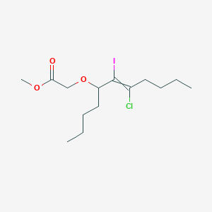 Methyl [(7-chloro-6-iodoundec-6-en-5-yl)oxy]acetate