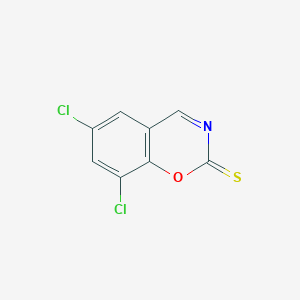 molecular formula C8H3Cl2NOS B12591987 6,8-Dichloro-2H-1,3-benzoxazine-2-thione CAS No. 647849-61-4