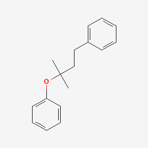 molecular formula C17H20O B12591999 (3-Methyl-3-phenoxybutyl)benzene CAS No. 871733-39-0